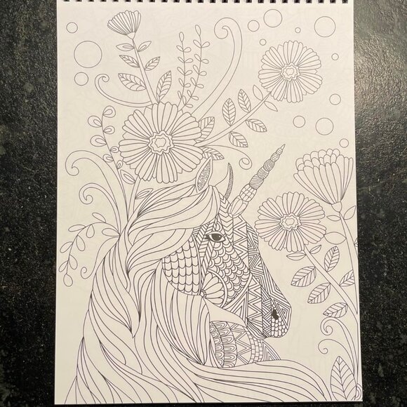 Mindful Relaxation Stress Relief Coloring Book and Markers (NWOT) - Picture 9 of 15